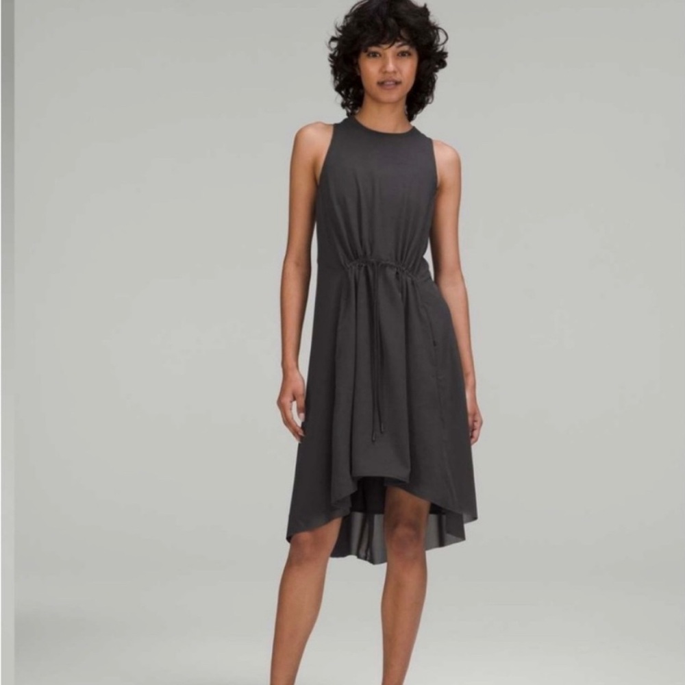Lululemon high neck mesh overlay dress